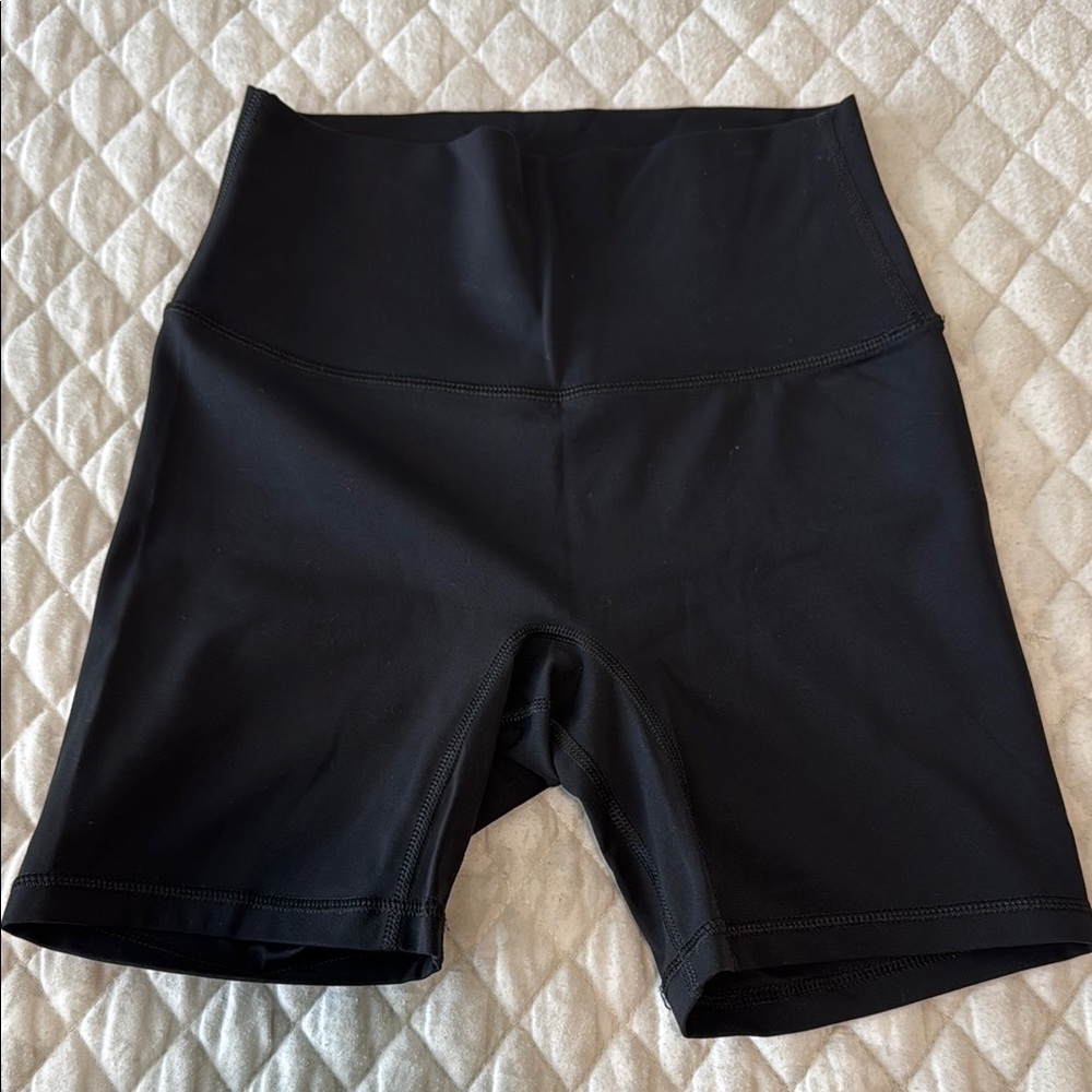 Women's Black High-Waisted Shorts